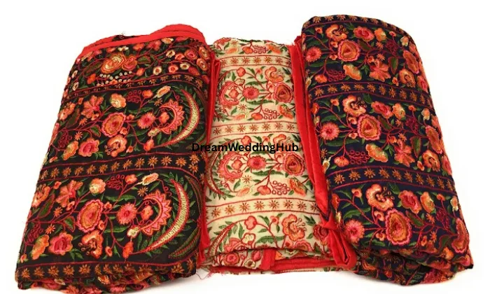 Inhika Fabric Lace Latkan Dupatta Cotton Pajamas